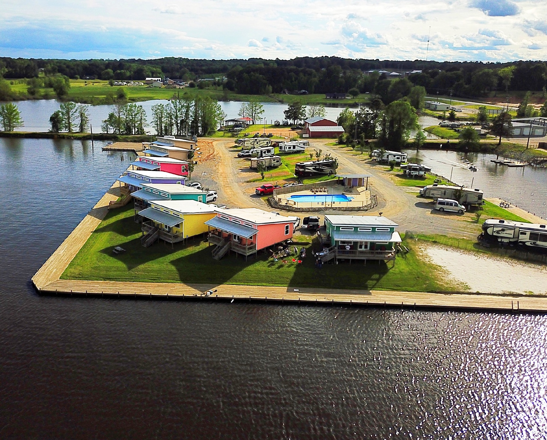 D'Arbonne Pointe The D'Arbonne Lake Front Cabin Rental